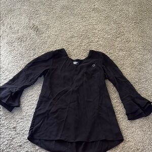 Chase Lands' End Black Women's Blouse